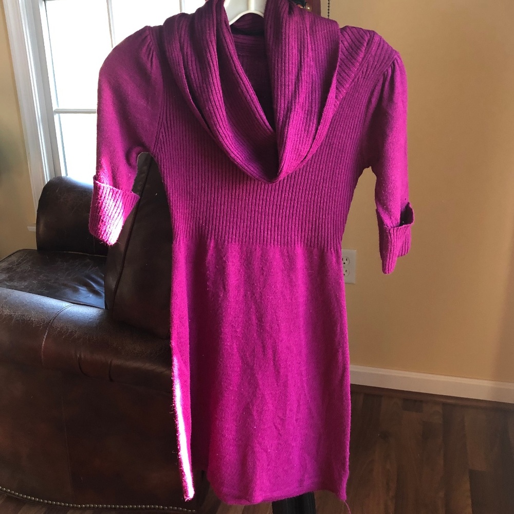 Dark Pink/Purple Sweater Dress